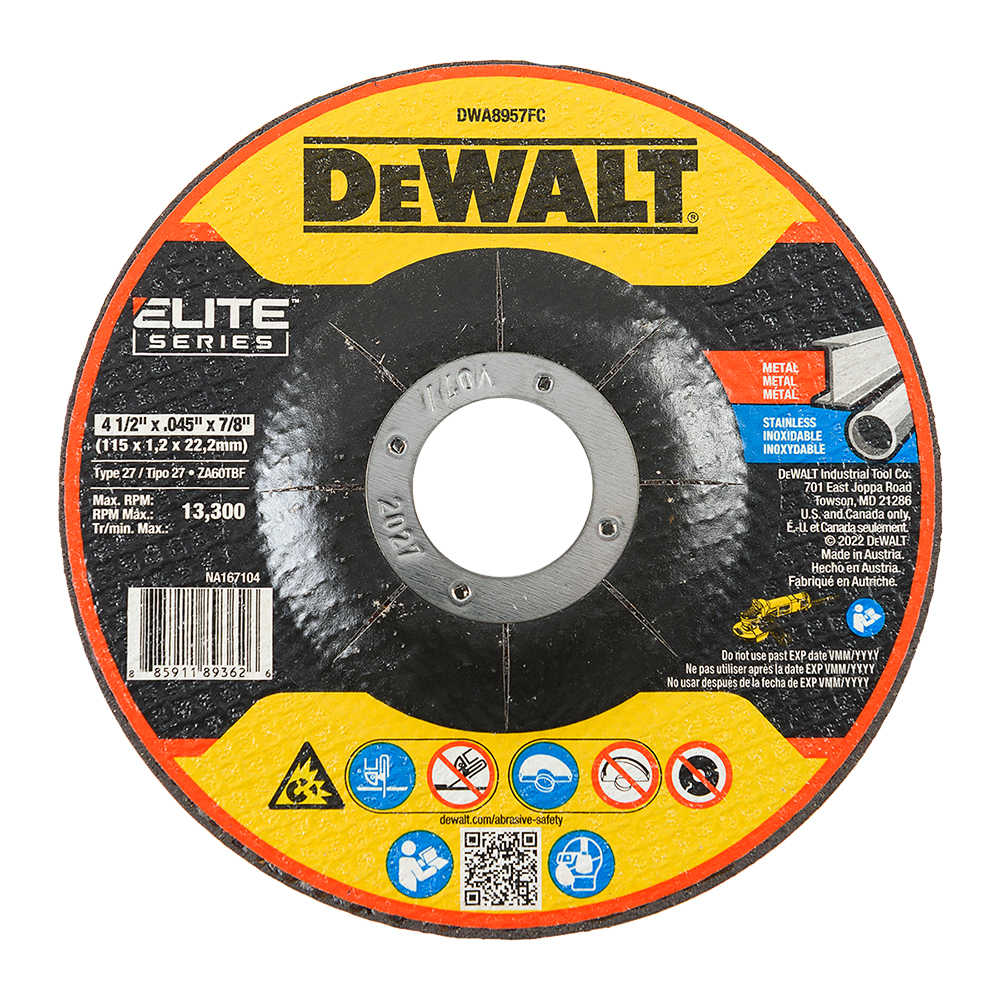 DEWALT XP Grinder Cutting Wheel 4&nbsp;1/2 in.