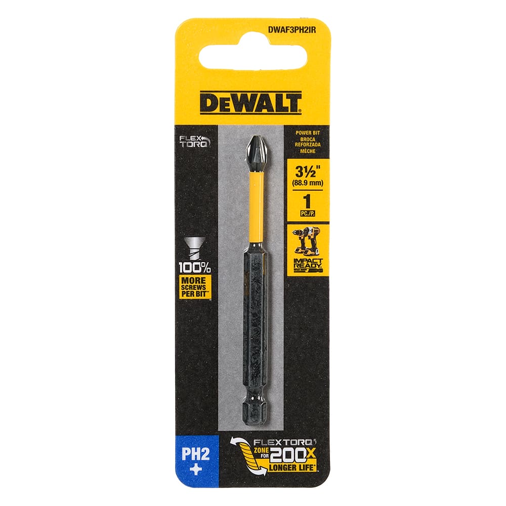 Embout de tournevis à choc FlexTorq cruciforme n° 2&nbsp;x&nbsp;3&nbsp;1/2&nbsp;po DEWALT