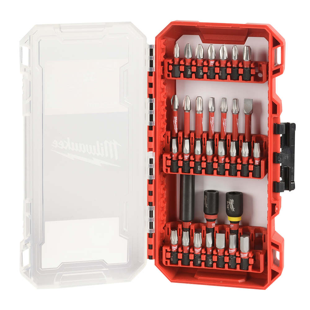 Ensemble de 32 embouts pour tournevis à chocs MILWAUKEE