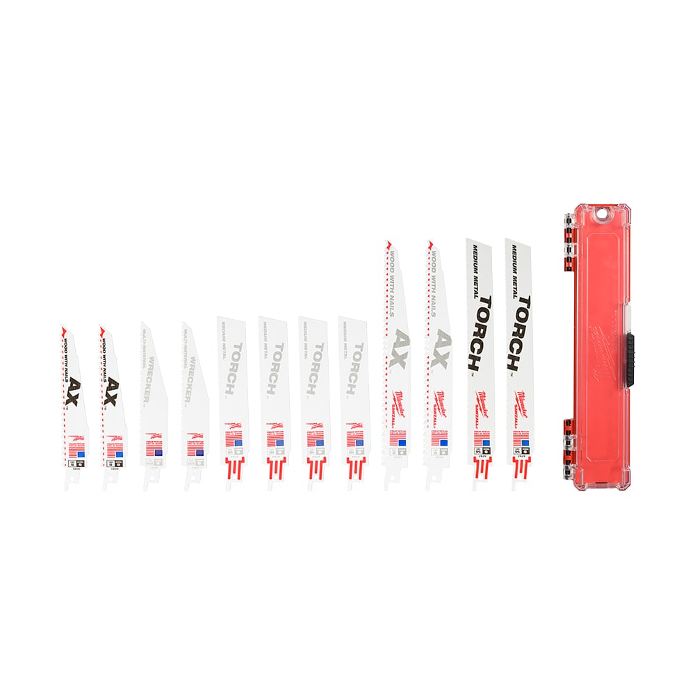 MILWAUKEE Reciprocating Saw Blade Set/12