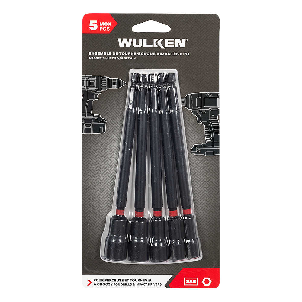 Tourne-écrous 6 po Ens/5 WULKEN