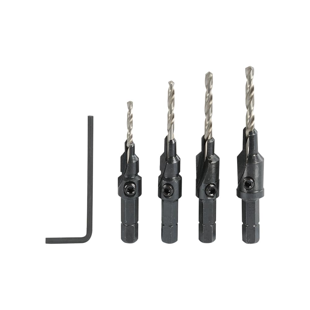 Forêts et mèches à fraiser (4 morceaux)