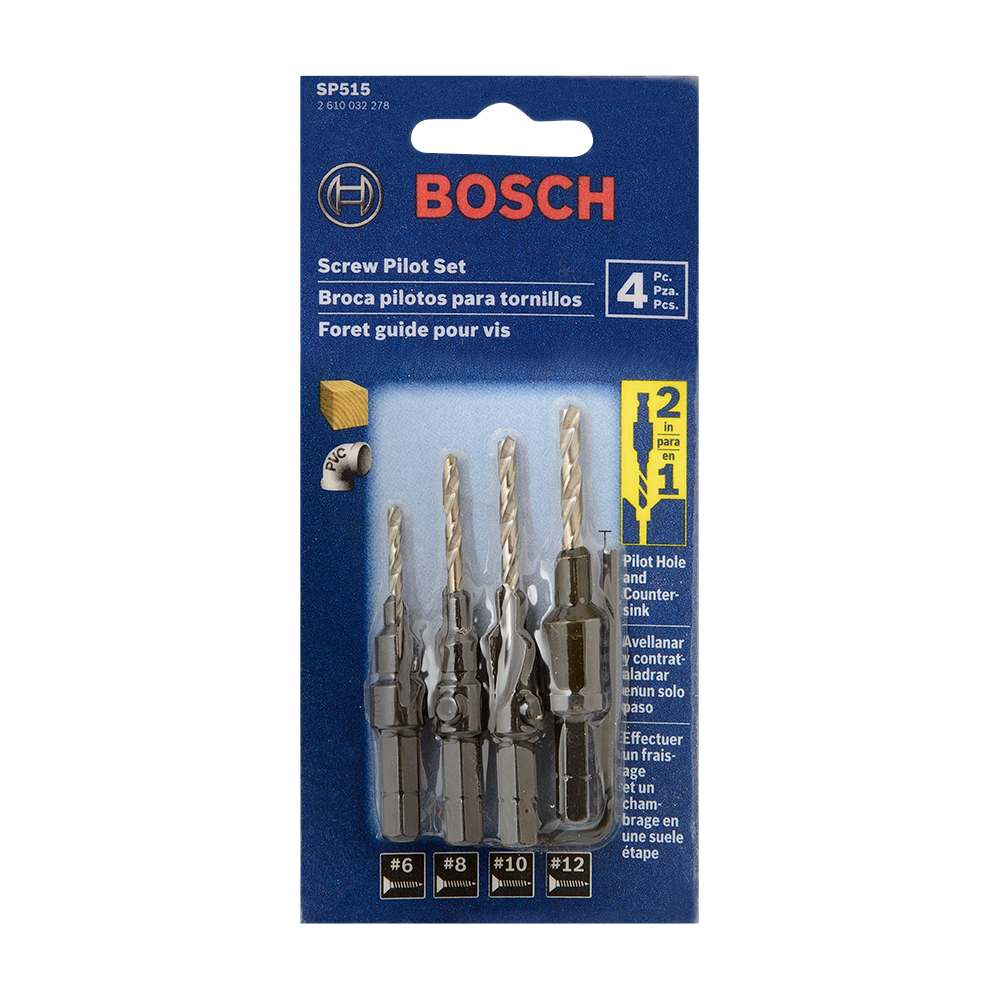 Forêts et mèches à fraiser (4 morceaux)