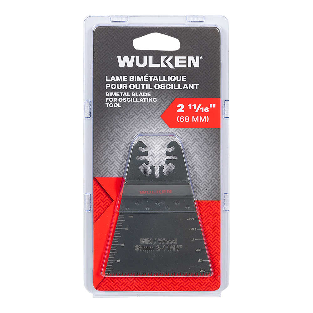 Lame bimétallique pour outil oscillant 2&nbsp;11/16&nbsp;po WULKEN