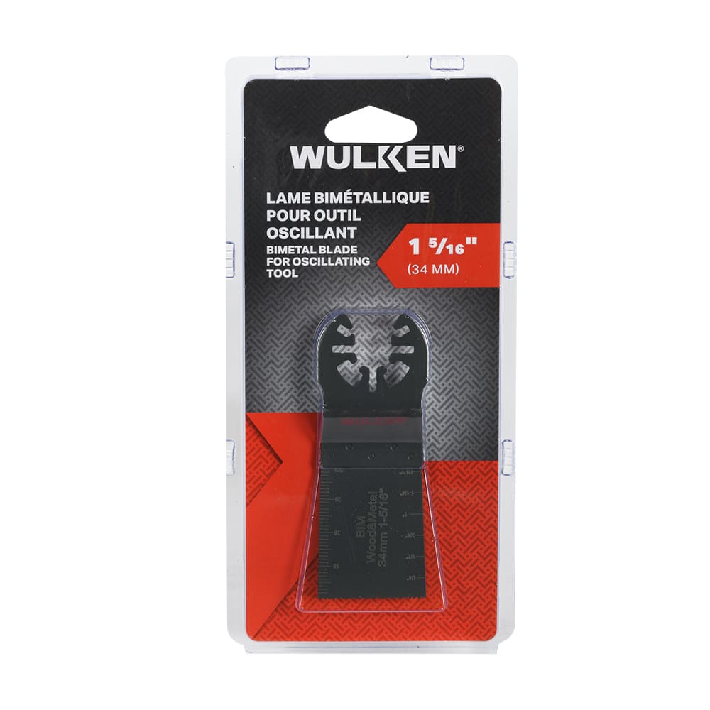 Lame bimétallique pour outil oscillant 1&nbsp;5/16&nbsp;po WULKEN