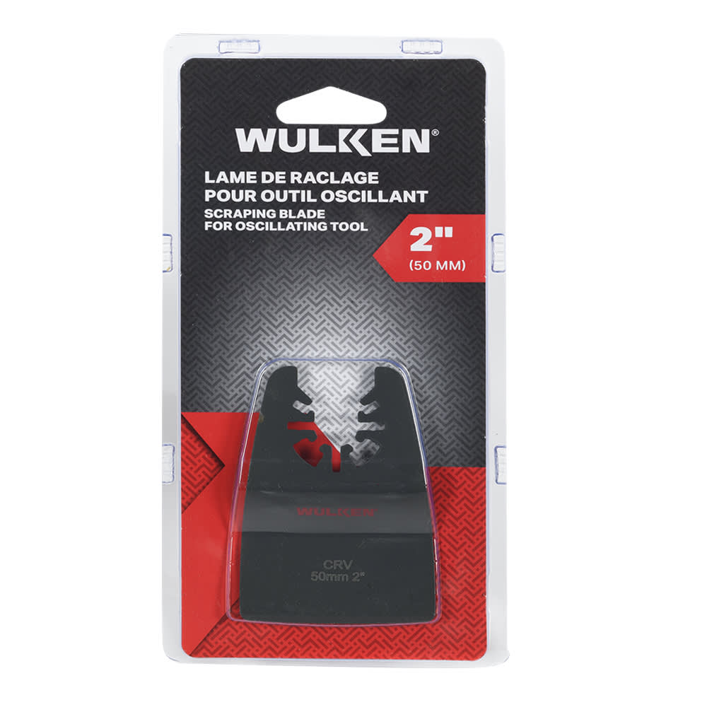 Lame de raclage pour outil oscillant 2&nbsp;po WULKEN