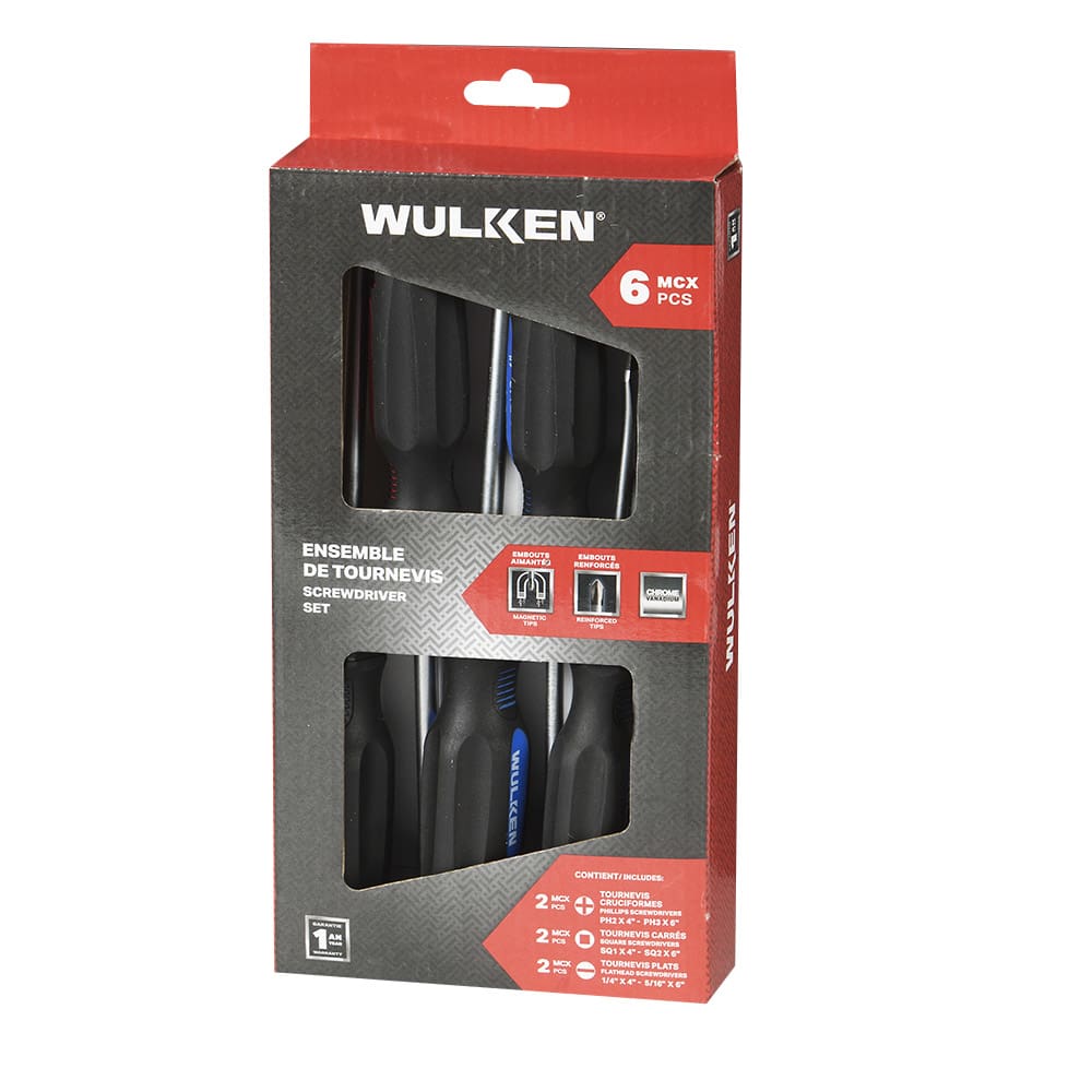 WULKEN Screwdriver Set 6-Piece