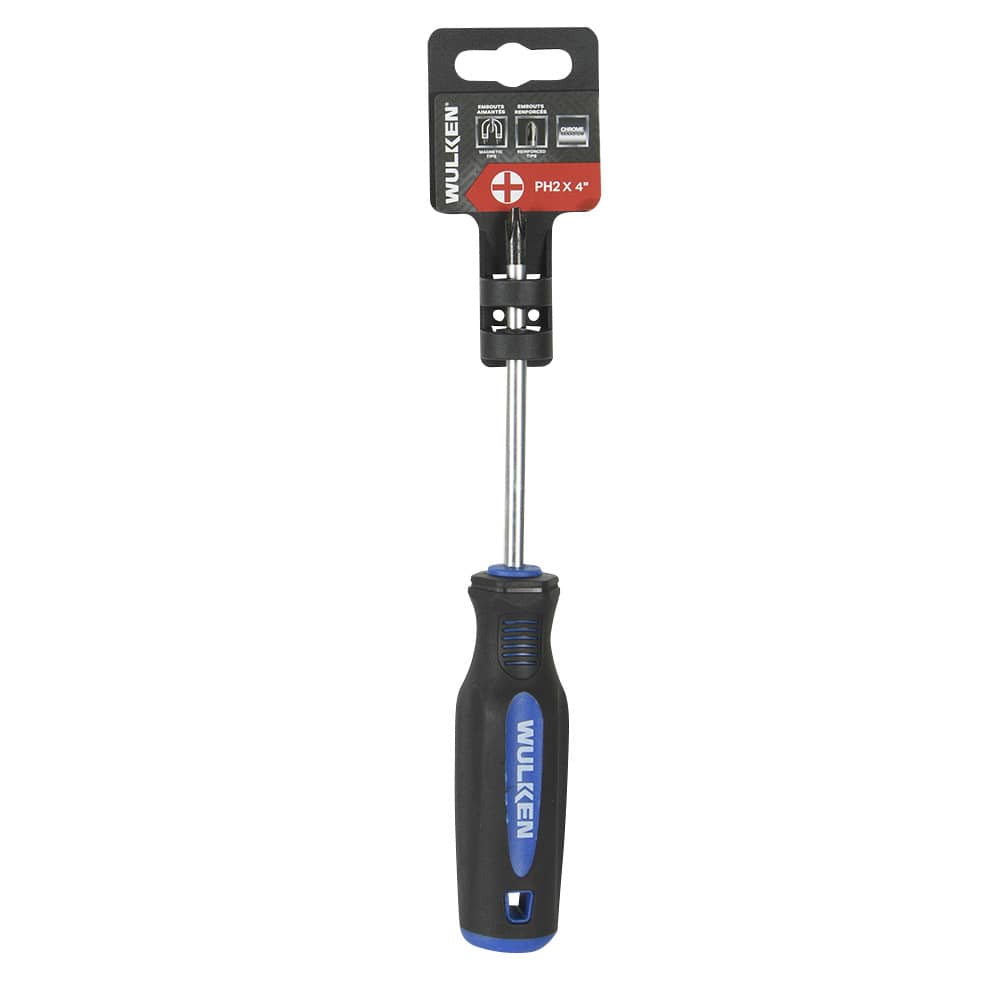 Tournevis cruciforme n° 2 x 4 po WULKEN