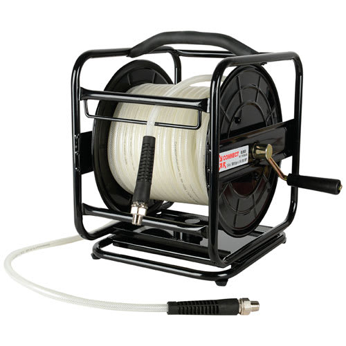 Dévidoir avec tuyau à air comprimé 1/4 po x 100 pi