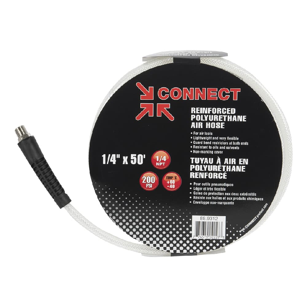 Tuyau à air comprimé polyuréthane 1/4 po x 50 pi