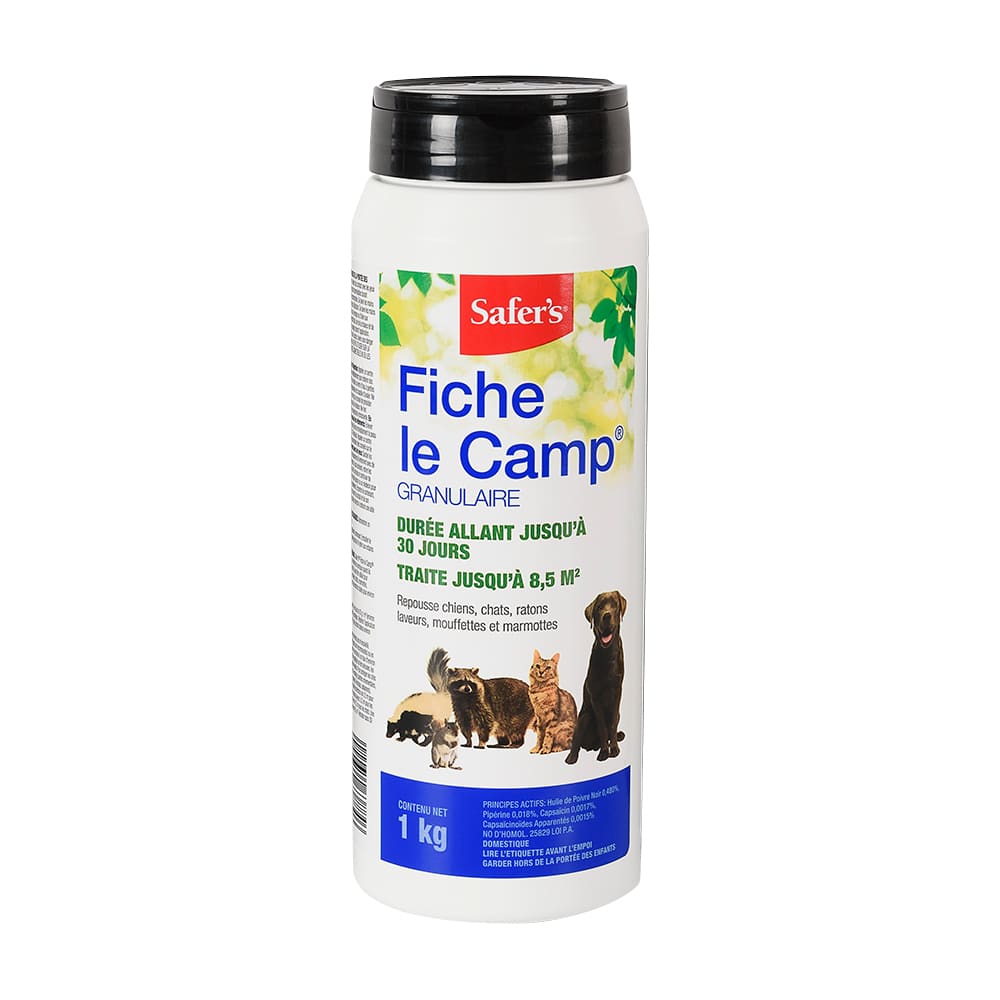 Répulsif granulaire pour animaux Fiche le camp 1 kg