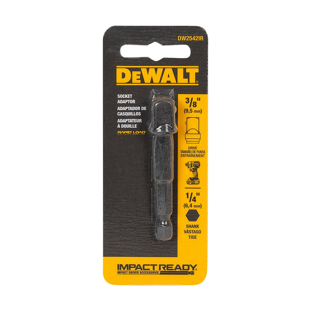 Adaptateur à douilles Impact Ready 3/8&nbsp;po DEWALT