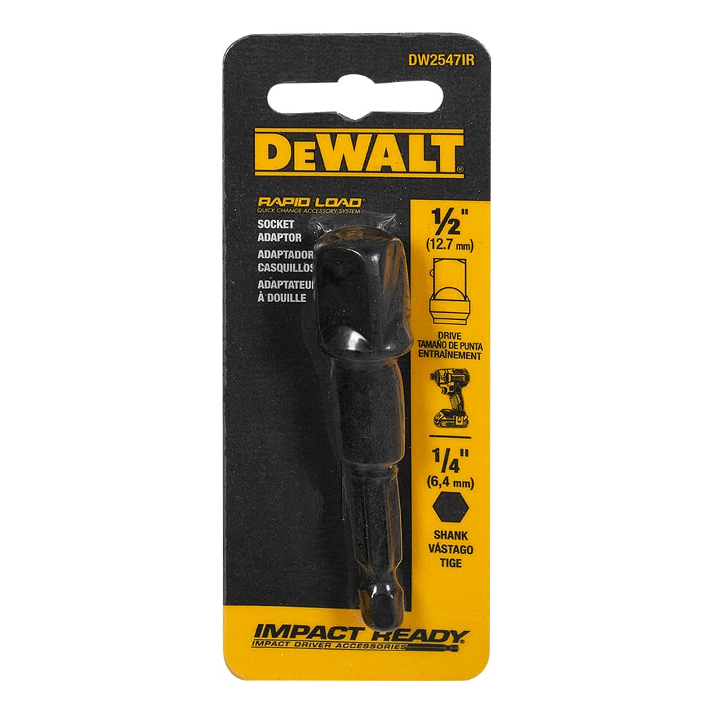 DEWALT Impact Ready Socket Adaptor 1/2 in.