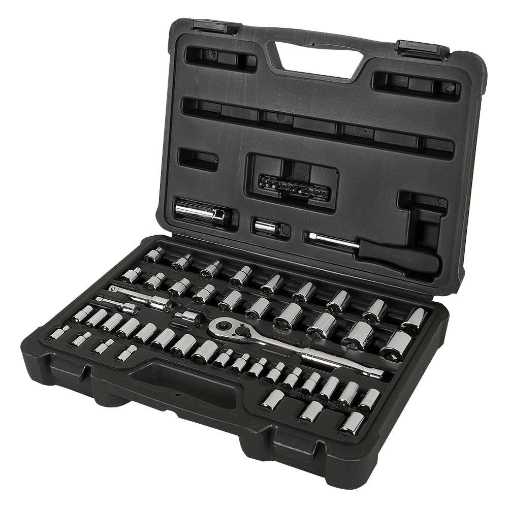 Jeu de 60 douilles SAE/Métriques