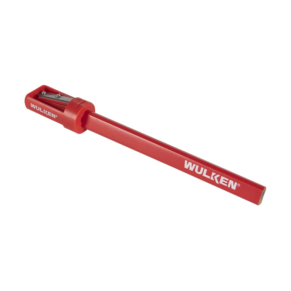 WULKEN 4-Pc. Carpenter Pencil & Sharpener Set