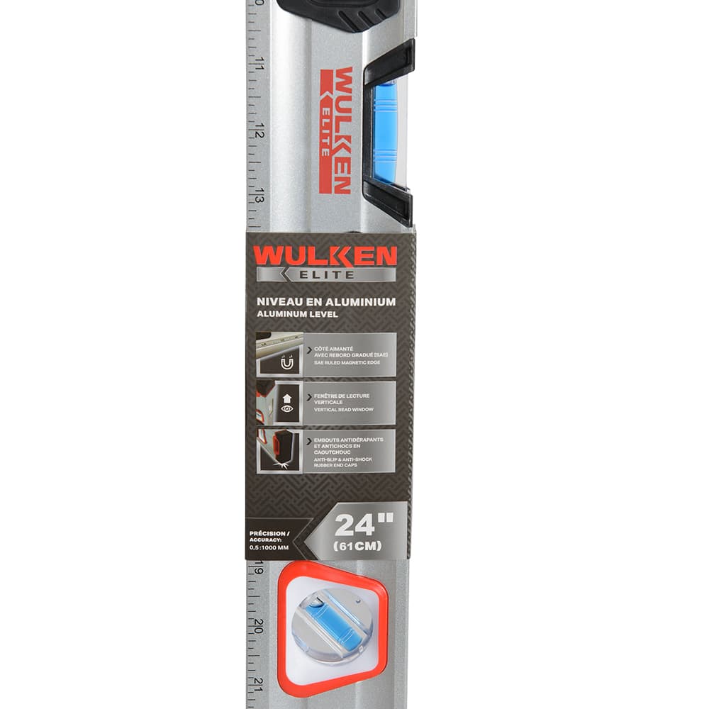 Niveau en aluminium 24 po WULKEN ELITE