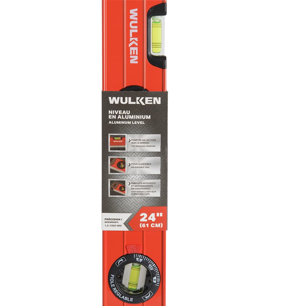 Niveau en aluminium 24 po WULKEN
