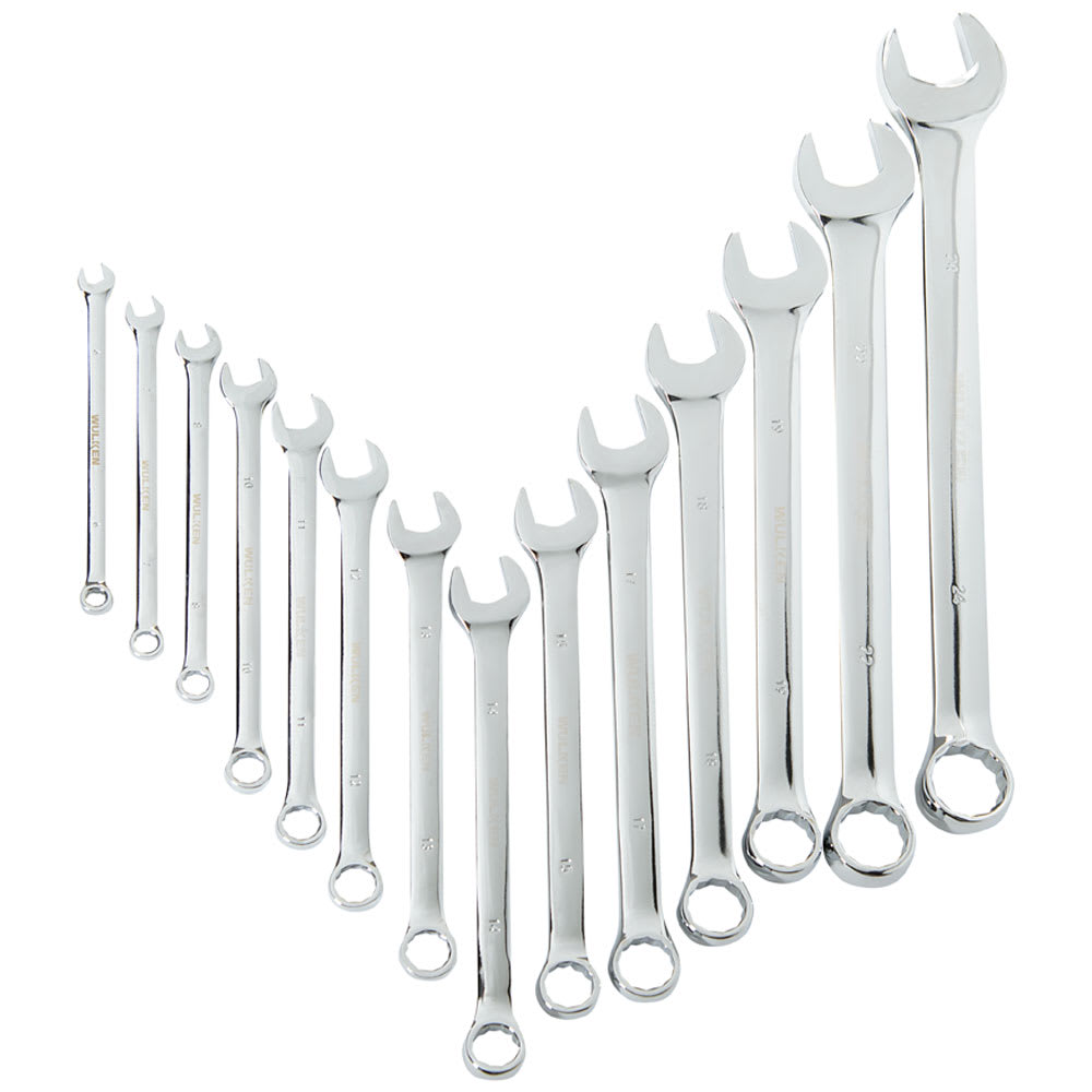 Ensemble de 14 clés mixtes métriques WULKEN