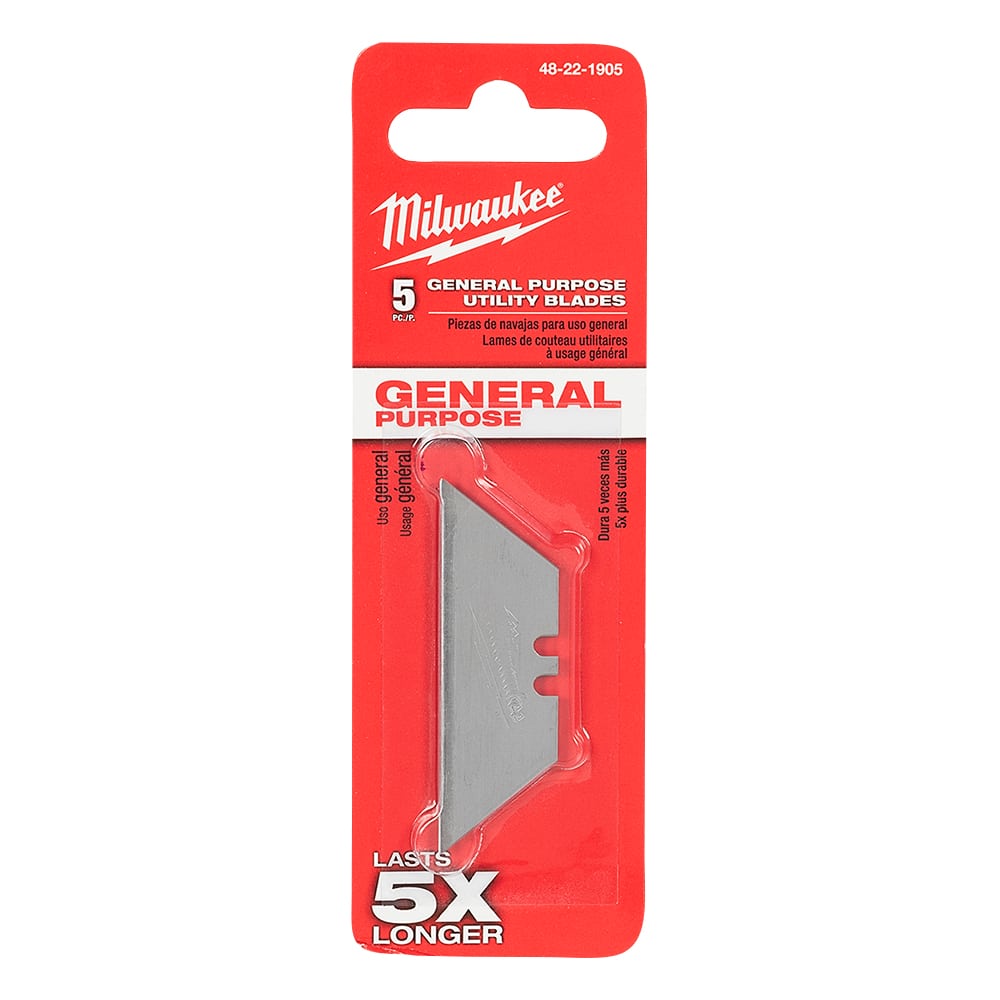 Lames pour couteau universel Pqt/5 MILWAUKEE