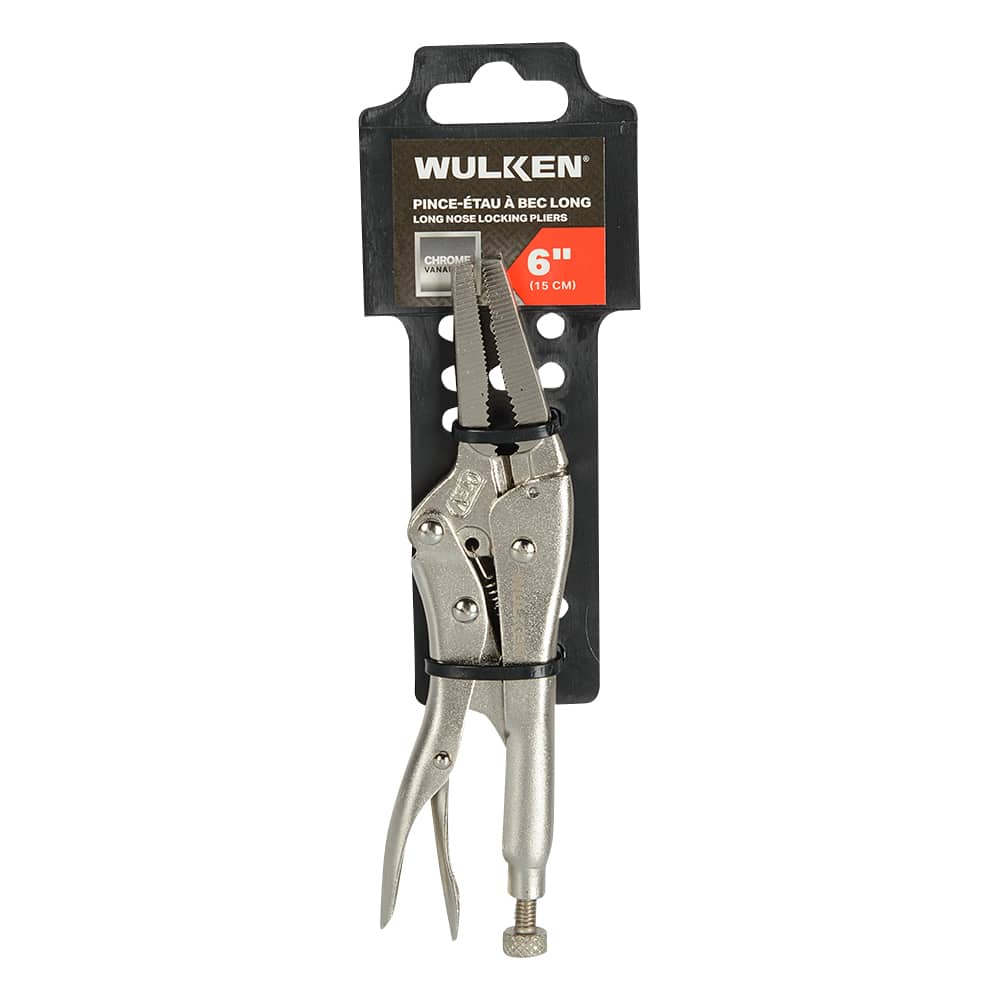 WULKEN Long Nose Locking Pliers 6 in.