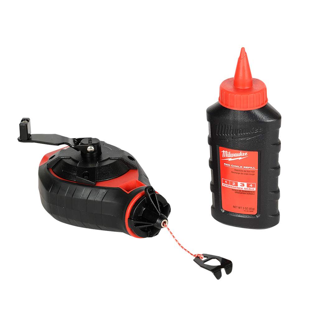 Ensemble de cordeau à tracer 100 pi MILWAUKEE