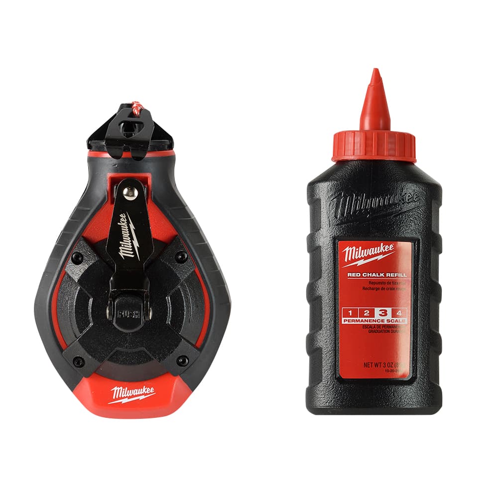 Ensemble de cordeau à tracer 100 pi MILWAUKEE