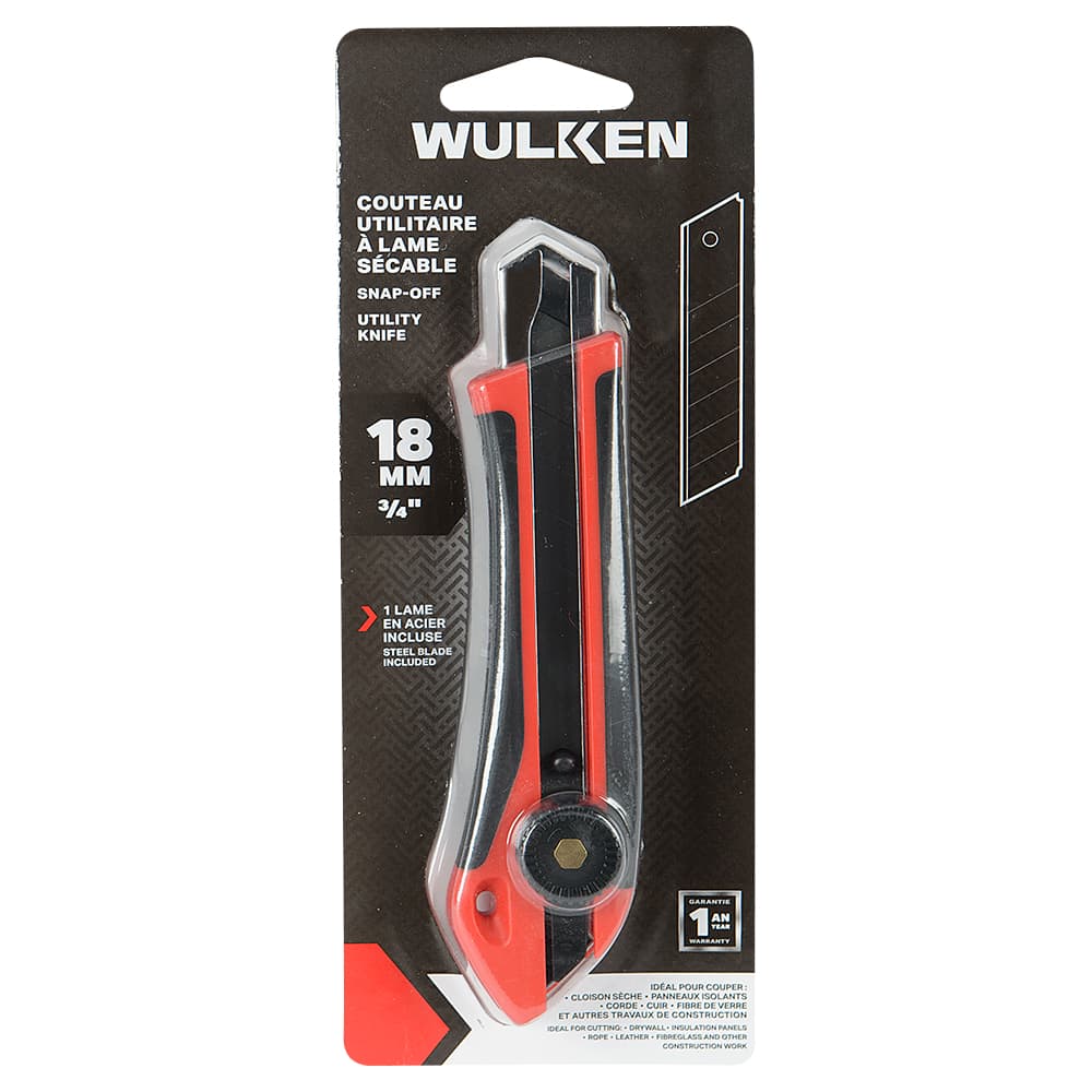 WULKEN Snap-Off Utility Knife 18 mm