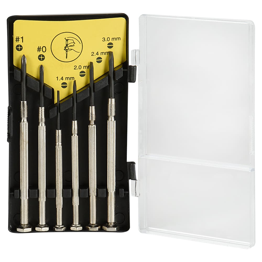 Ensemble de 6 tournevis de précision