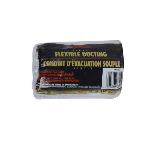 Tuyau flexible en vinyle 3 po x 10 pi