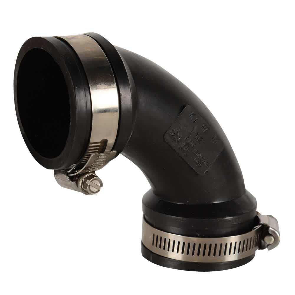 Coude 90° en caoutchouc 1 1 /2 po (F x F)