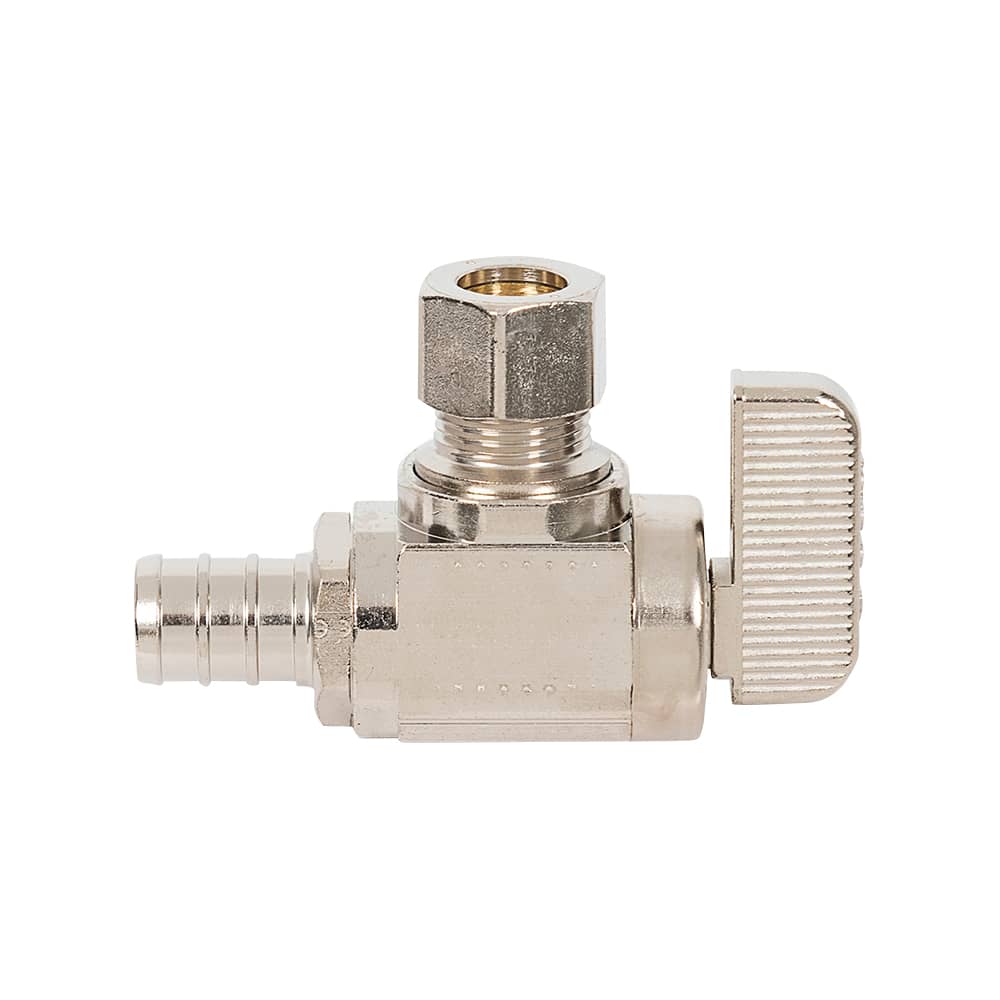 Robinet coudé PEX 1/2 po x 3/8 po compression DAHL