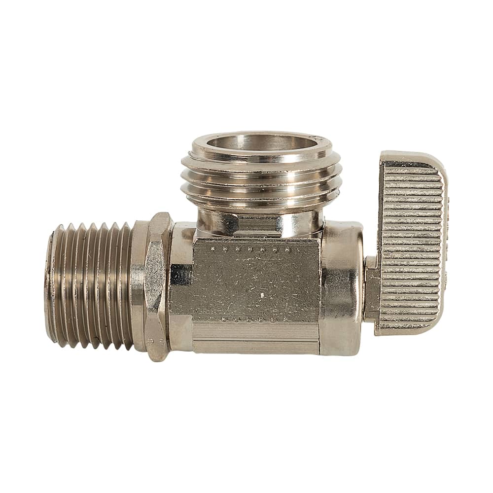 Robinet coudé 3/4 po boyau x 1/2 po MPT
