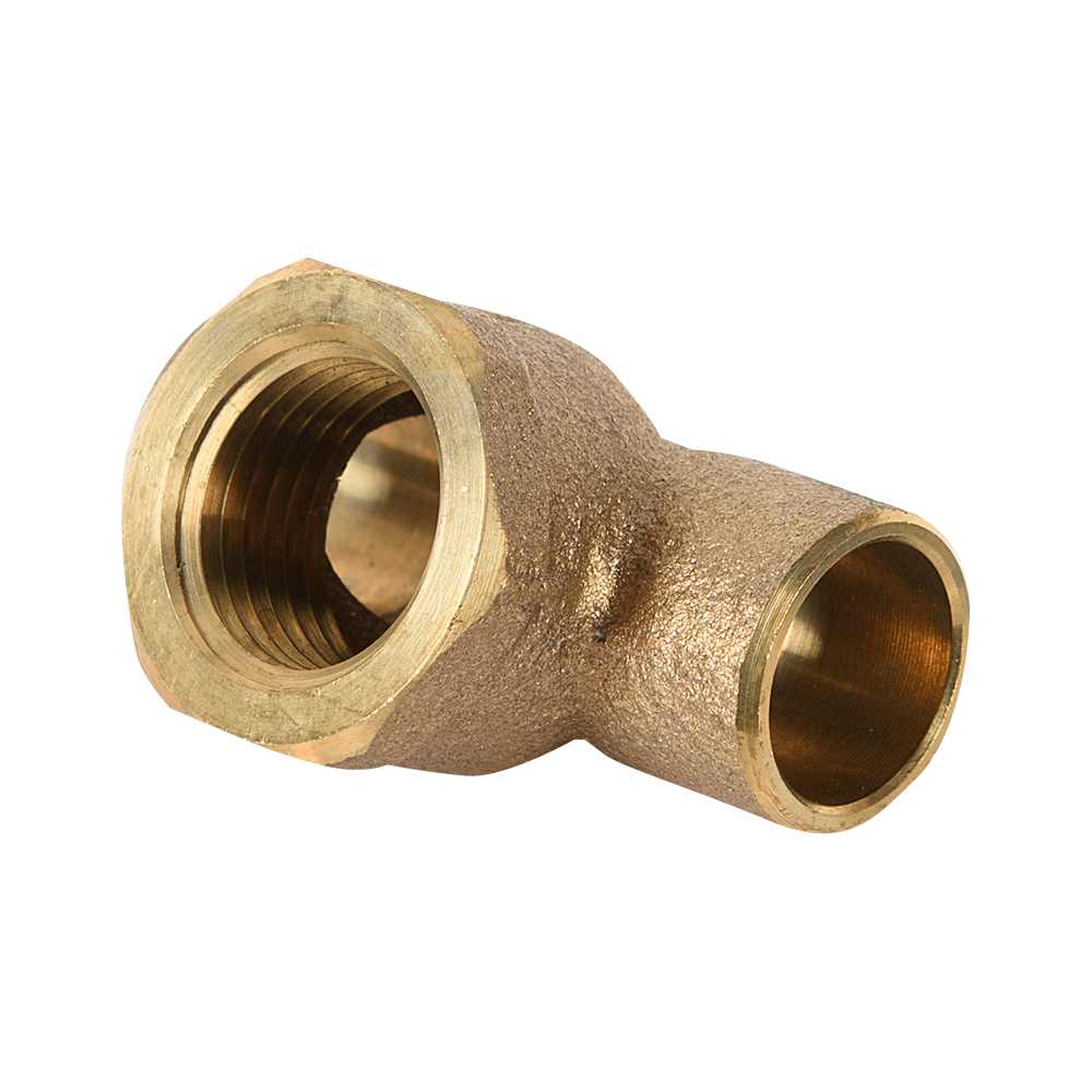Té en cuivre 1/2 po soudé x 1/2 po soudé x 1/2 FPT