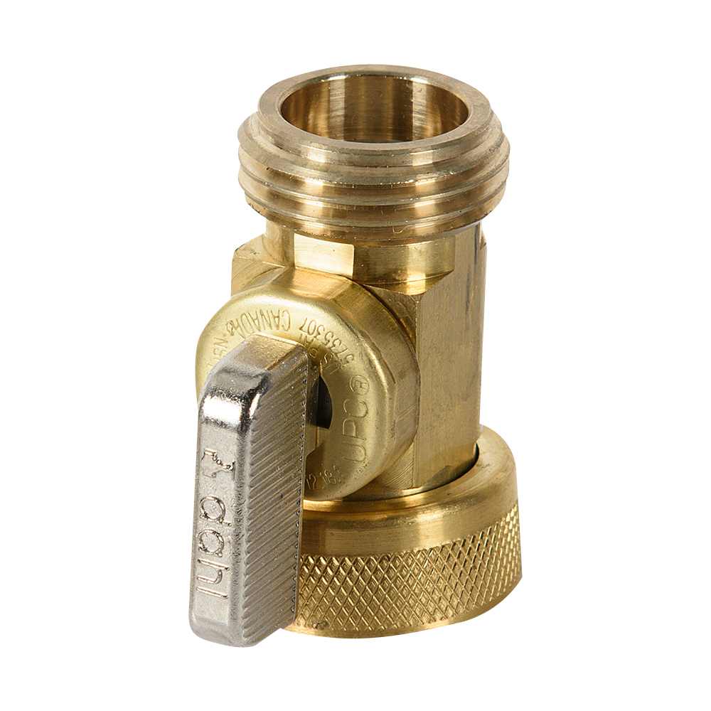 Valve laiton boyau mâle x femelle pivotante