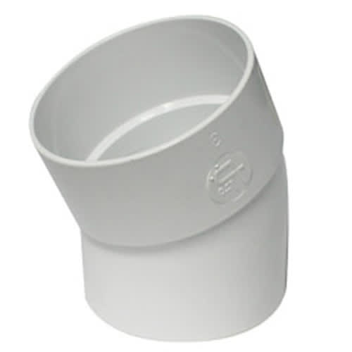 Coude 22° PVC/BNQ 3 po (M x F)