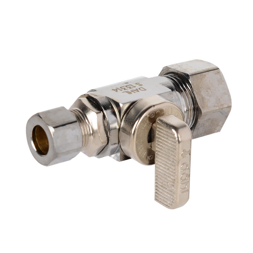 Straight Compression Valve 3/8 in. x 5/8 in. OD
