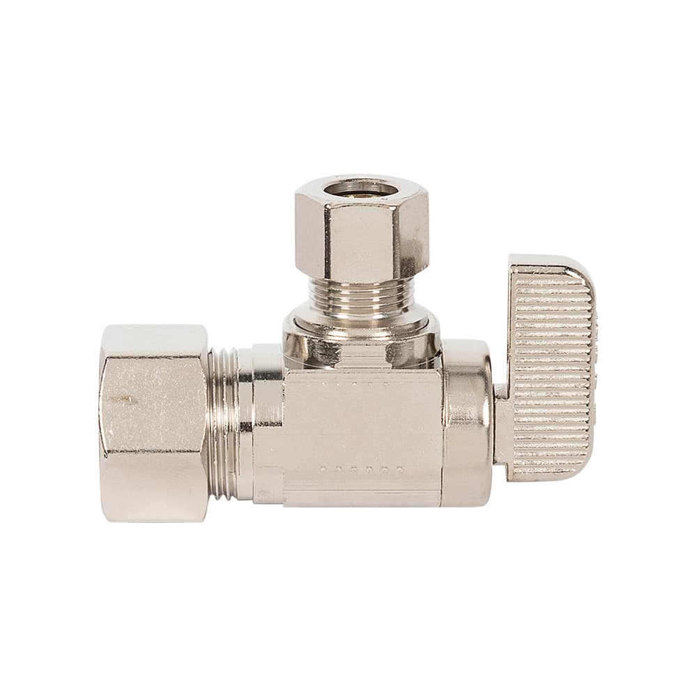 Elbow Compression Valve , 5/8 in. OD x 3/8 in.