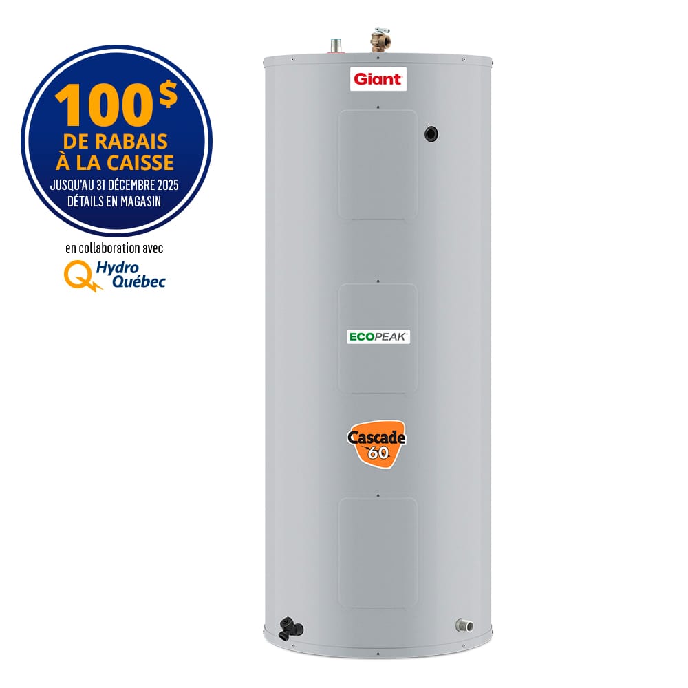 Chauffe-eau ECOPEAK Cascade 60&nbsp;gallons