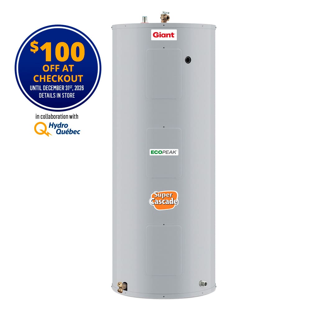 Chauffe-eau ECOPEAK Super Cascade 60&nbsp;gallons