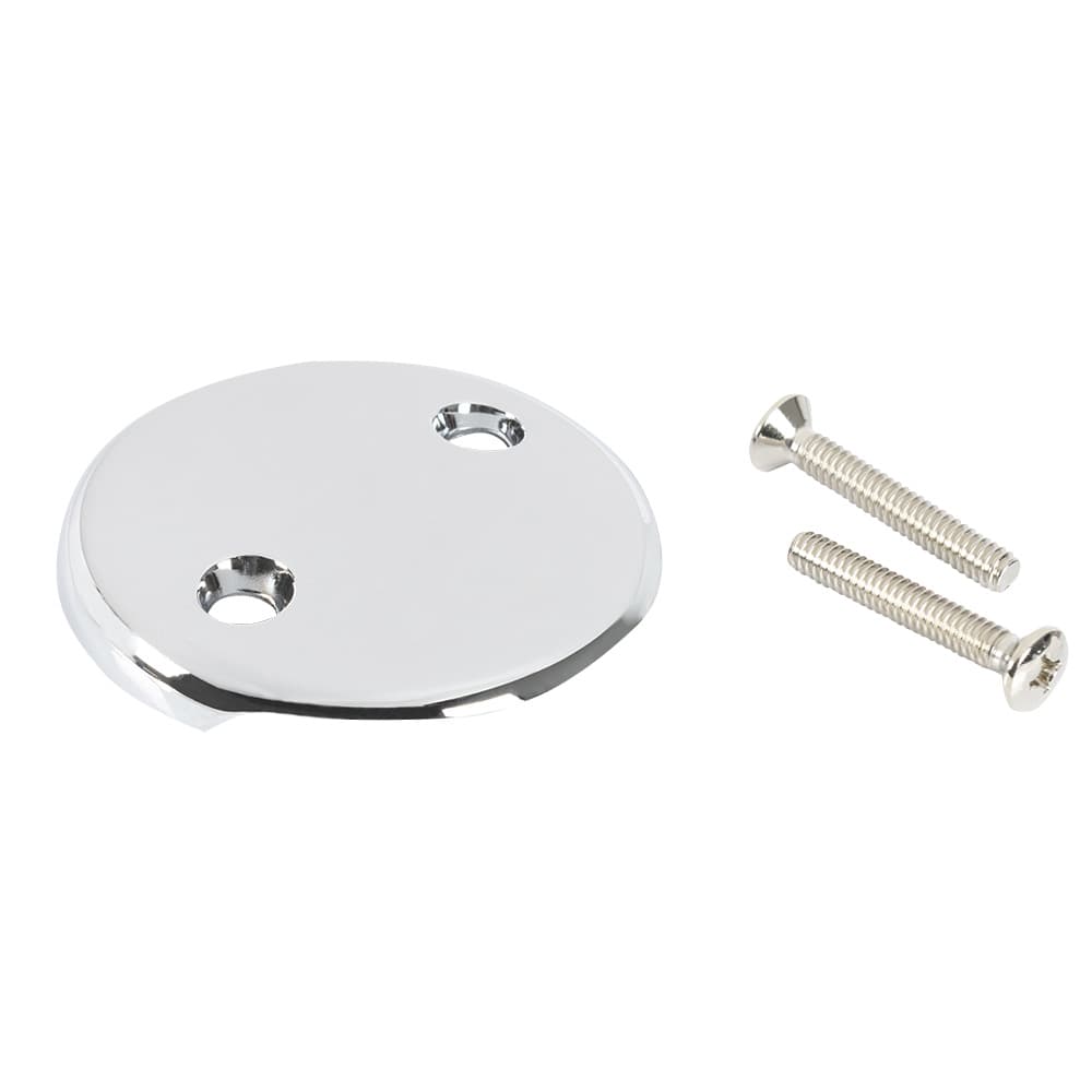 Decorative Bath Overflow Plate Chrome