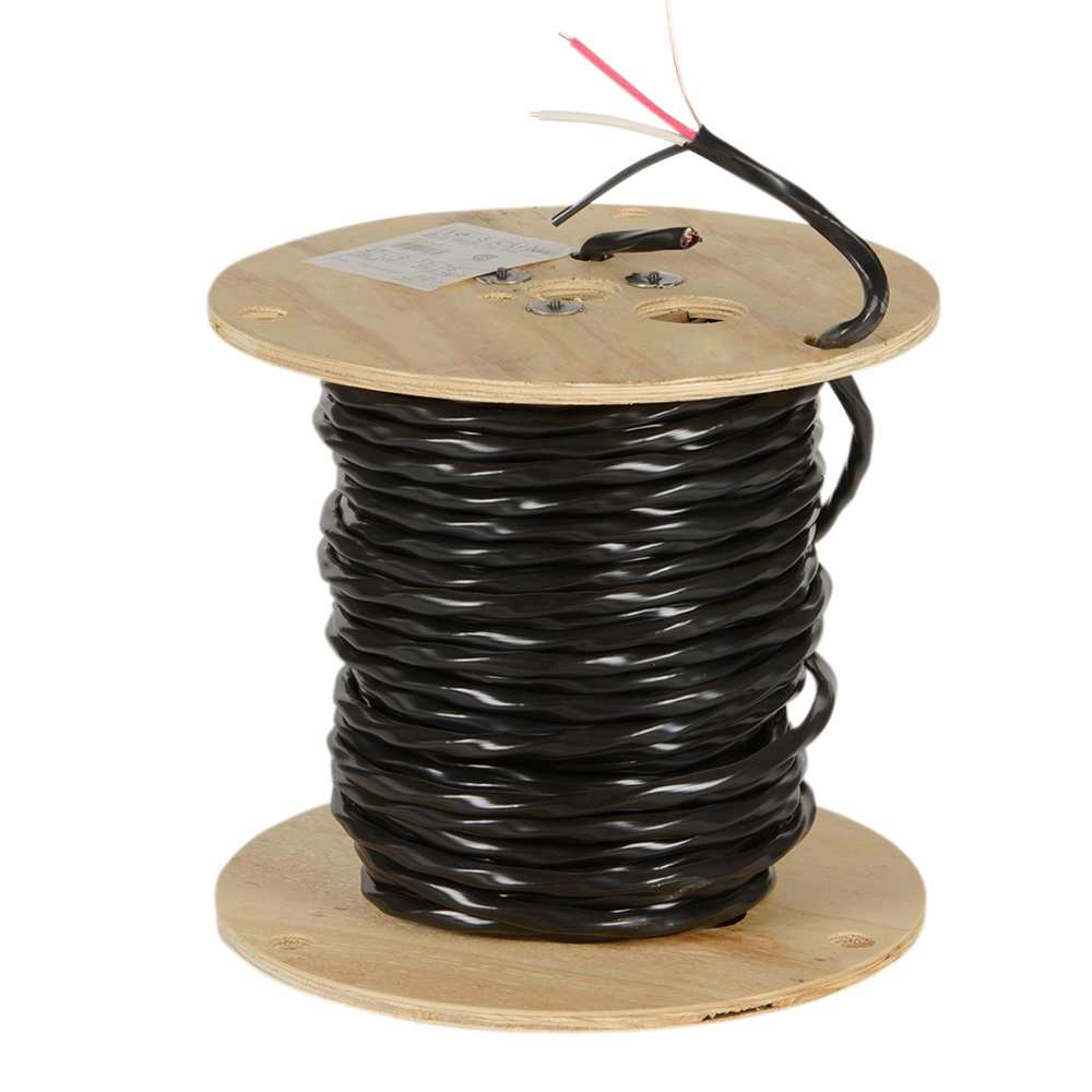 Exterior Electrical Wire NMWU 10/3 Black Bulk