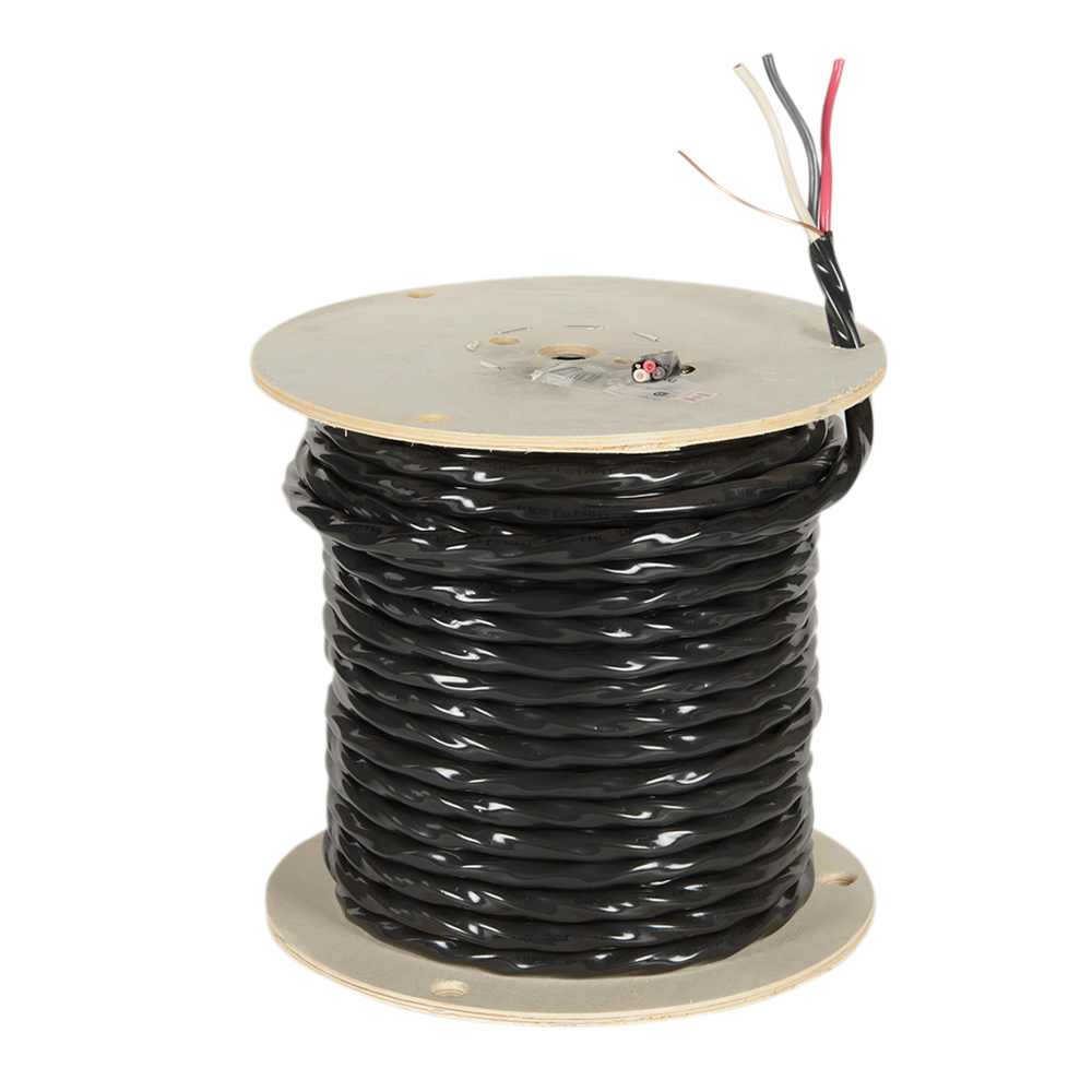 Exterior Electrical Wire NMWU 8/3 Black Bulk