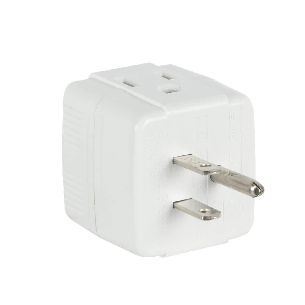 Multiprise murale blanche à 3 prises