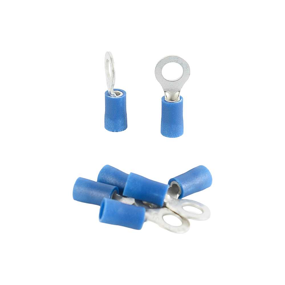 Ring Terminals Pkg/7 Blue