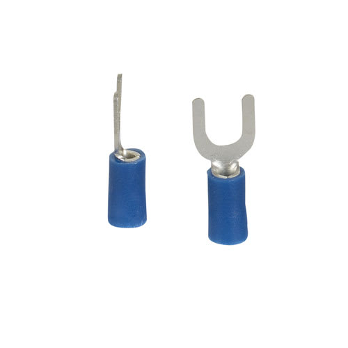 Spade Terminals Pkg/7 Blue