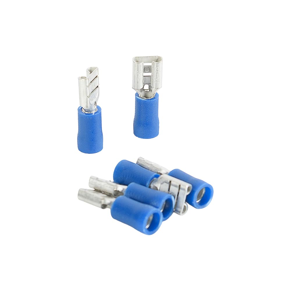 Female Disconnect Terminals Pkg/6 Blue