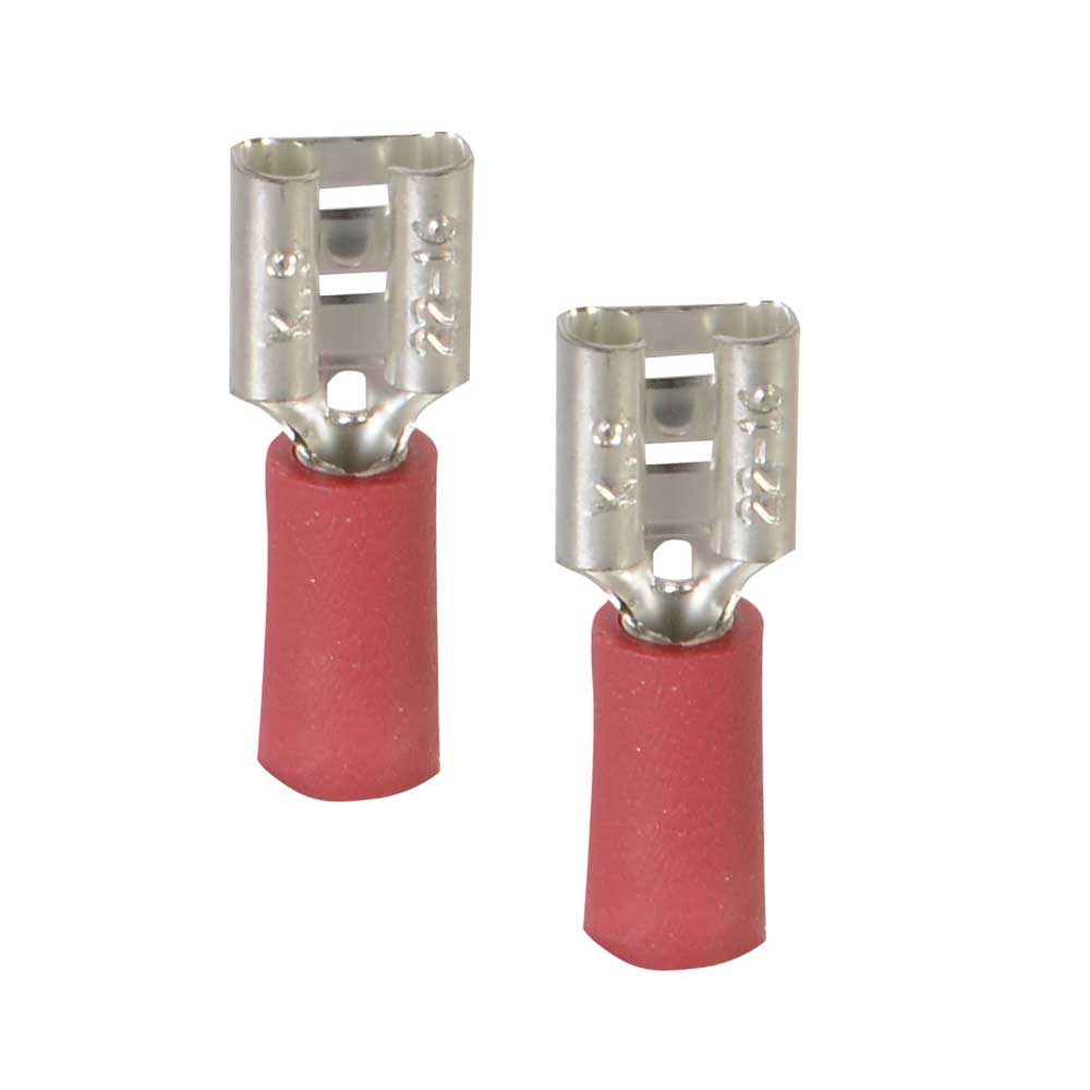 Female Disconnect Terminals Pkg/6 Red