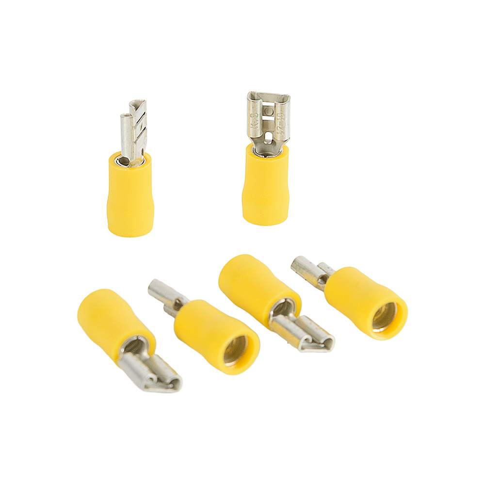 Female Disconnect Terminals Pkg/6 Yellow