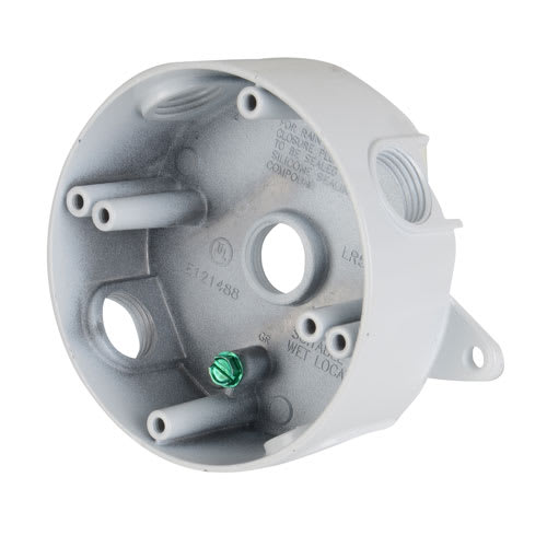 Outdoor Round Outlet Box 1 1/2 in.