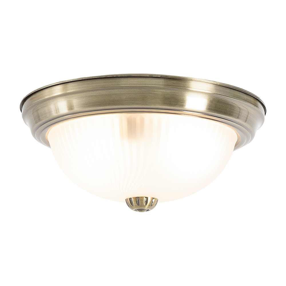 Plafonnier 11 po 2 lumières